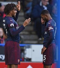 Iwobi Hails Lacazette's Goal, Explains Technique In Fourth Goal of The Season