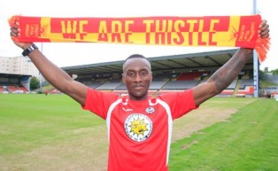 Promising Nigerian Striker On Song Against Scottish Champions Celtic In Paradise