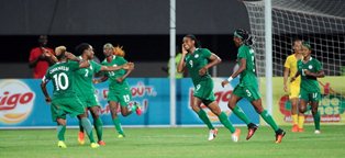 Nigeria Name Unchanged Line-Up For Showpiece Game Vs Cameroon; Players Head To Stadium 1340 Hours