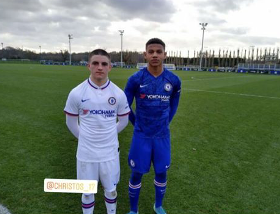 (Photo) Talented Nigerian Striker Begins Trials With Chelsea 