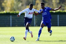 Tottenham Boss Watches On As Nigerian Defender Sparkles Against Leicester City U23s 