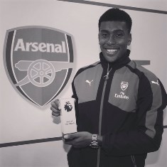 Tricky Arsenal Midfielder Iwobi Named In Premier League Young Team Of The Season