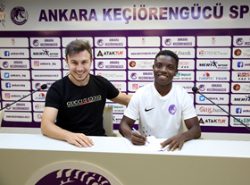 Photo Confirmation : Turkish Club Ankara Keciorengucu SK Sign Alabi