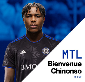 Official : CF Montreal acquire Nigerian striker from MLS rivals Chicago Fire 