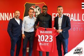 Nigerian Midfielder Dubbed The 'New Patrick Vieira' Signs New Contract With Rennes