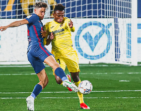 Chukwueze named King of the Match despite Villarreal's loss to Atletico de Madrid