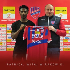 Confirmed : Patrick Friday Switches To Rakow Czestochowa; Osaguona Joins Zob Ahan SC