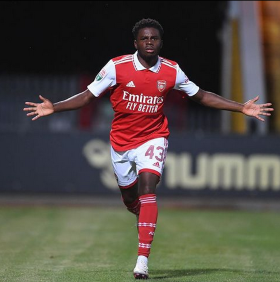 19yo Nigerian forward promoted to Arsenal first team training pre-Newcastle United 