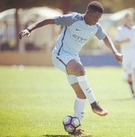 Nigerian Whizkid Dele-Bashiru Comes Close To Scoring As Man City Beat Aston Villa In FAYC