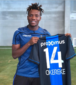  Club Brugge's Okereke Celebrates Reaching 50-Game Milestone With First Away Goal In Over A Year