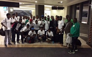 Super Eagles Land In South Africa For Training Camp