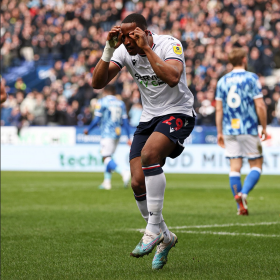 Ibadan-born striker opens goalscoring account for Bolton Wanderers