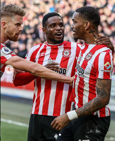 Brentford's Super Eagles midfielder reacts to historic win against Manchester United