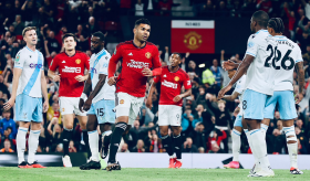 EFL Cup: Ozoh makes season debut for Palace as goals from Garnacho, Casemiro, Martial hand Man Utd win