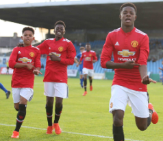 Nigerian Striker Fires Hat-trick For Manchester United Youth Team