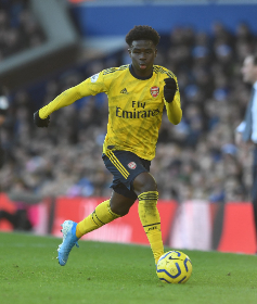 Nigerian Winger Bukayo Saka Meteoric Rise to Arsenal First-Team