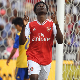 Arsenal Young Stars Saka, Olayinka Catch The Eye Against Fiorentina