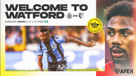 Official : Watford reach agreement to sign Super Eagles winger Dennis from Club Brugge 