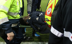 Charleroi give reassuring update on Super Eagles star after losing consciousness twice on pitch