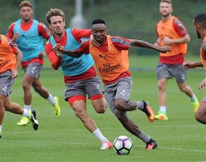 Top Prospect Kelechi Nwakali Misses Training With Arsenal First Team, Akpom Involved