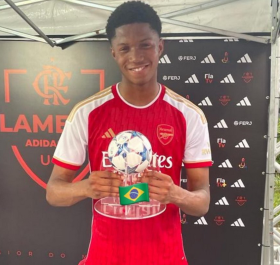 Flamengo Adidas Cup: Arsenal striker Obi-Martin named Man of the Match after brace against Flamengo