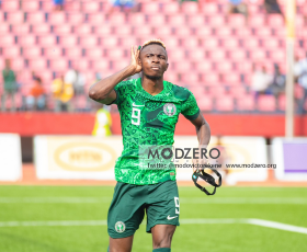 Nigeria 6 Sao Tome and Príncipe 0: Osimhen nets hat-trick; Lookman, Awoniyi,  Chukwueze also on target 