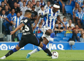 Sadiq scores nine minutes into Real Sociedad debut against Atletico Madrid