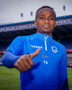 Official : Racing Genk sign former Flying Eagles striker 