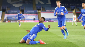 Iheanacho battles Tielemans, Thomas, Albrighton, 4 others for Leicester City Goal of the Month