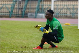  'The coach will decide' - Enyimba GK Noble on his chances of starting for Super Eagles 