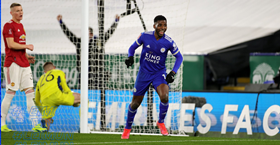 Iheanacho continues sparkling form with brace and assist as Leicester beat Man Utd in FA Cup