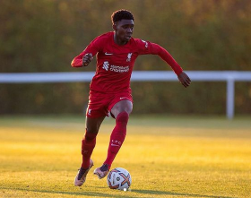 Spanish-born Nigerian winger fires hat-trick for Liverpool youth team 