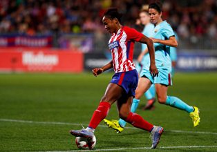 Nigeria International Striker Makes Atletico Madrid Debut Against Barcelona 