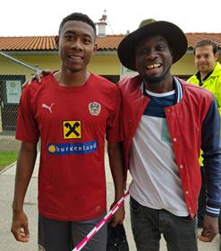 The One And Only Alaba, West Ham's Arnautović Visit Super Eagles Training Camp