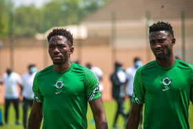  Super Eagles recovery session : Omeruo participates fully, Awaziem absent, ball-work for non-starters