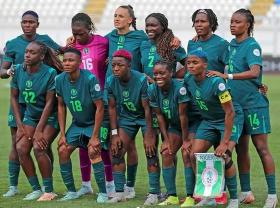 Super Falcons starting lineup v Atlas Lionesses: One change as Abiodun starts in place of Echegini