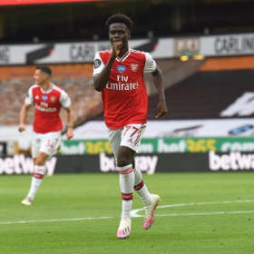 Exciting Winger Bukayo Saka Reveals His Two Mentors At Arsenal 