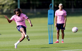 Photo : Iwobi Not Injured, Super Eagle Involved In Everton Training Session Pre-West Brom