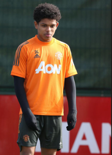 Snapped : Shoretire involved in Manchester United final training session pre-Crystal Palace 