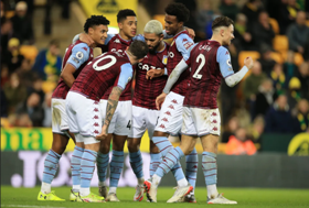 First goal involvement for Anglo-Nigerian midfielder as Aston Villa beat Norwich 