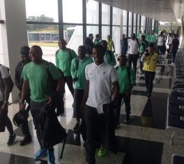 Nigeria U23s Full of Smiles After Landing In Manaus Ahead Of Japan Cracker