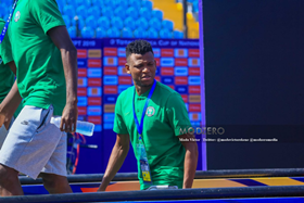 Super Eagles Training : Starters Vs Guinea Hold Recovery Session; Subs, Others Sweat It Out On The Pitch