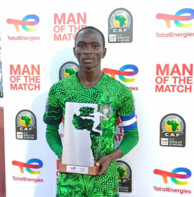 Official MOTM Lawali admits Golden Eaglets paid the price for not converting their chances 