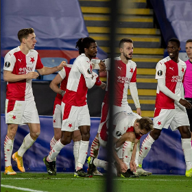 Super Eagles striker Olayinka reacts after Slavia Prague shock Ndidi's Leicester City in Europa League