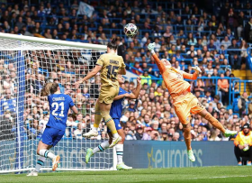 Oshoala subbed in as Barcelona beat Chelsea in historic UWCL game at Stamford Bridge