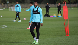 Snapped : Brentford's Super Eagles midfielder gearing up to face Chelsea 