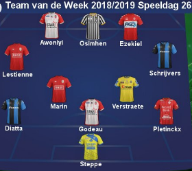 Three Former Nigeria U23 Strikers Named In Team Of The Week In Belgium