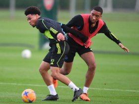 16yo player of Nigerian descent promoted to Arsenal first team training pre-West Ham United
