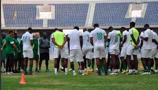 Moses Heads To Training, Nigeria & Cameroon Have Workout At Nest Of Champions 