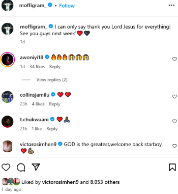Social: What OGC Nice striker Terem Moffi had to say after first Ligue 1 in 314 days 